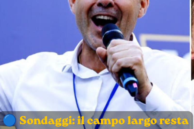 Sondaggi, campo largo avanti ma Schlein e Conte non possono esultare. Vannacci può ribaltare tutto